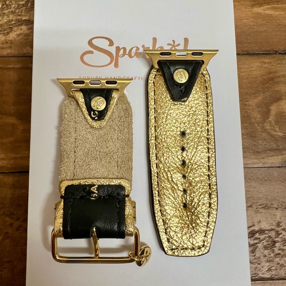 Sparkl brand authentic Upcycled Balenciaga Apple Watch band - Picture 3 of 3